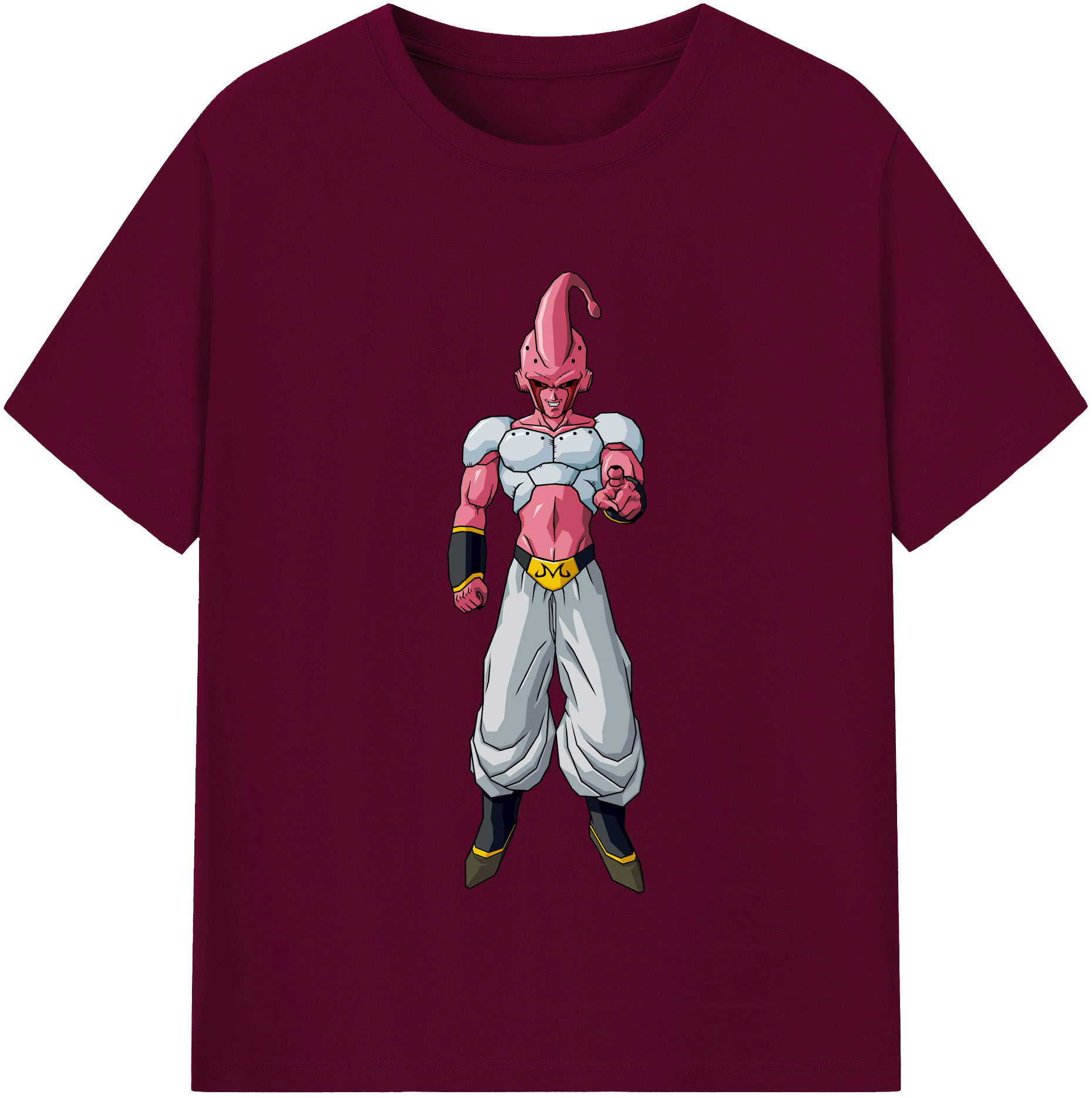 （画像用） ドラゴンボール 魔人ブウ DRAGON BALL Majin Buu レディースカジュアルプリントTシャツ（綿100％）